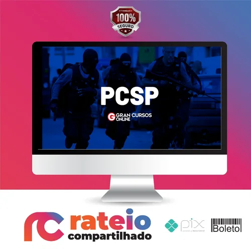 PCSP Polícia Civil do Estado de São Paulo: Delegado de Polícia (Preparação para Prova Escrita + Simulados + Diferenciais Exclusivos) - Gran Cursos