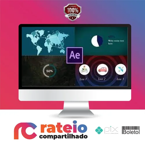 Adobe After Effects Infographics & Data Visualization - Nshuti Paulin [INGLÊS]