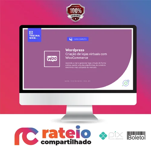 Wordpress Criação de Lojas Virtuais com Woocommerce 2021 - Treinaweb