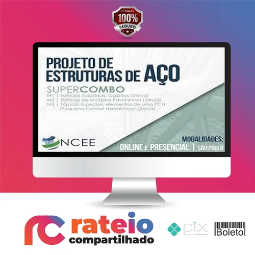 Projeto de Estruturas de Aço (Super Combo M1+M2+M3) - Ncee