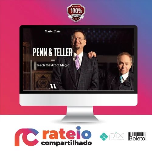 MasterClass: Teach the Art of Magic - Penn & Teller [INGLÊS]