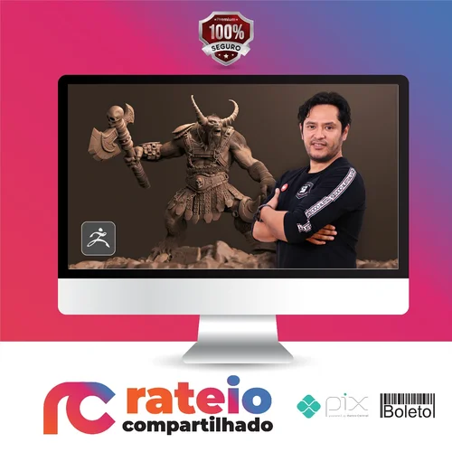 DOMESTIKA: Escultura Digital de Criaturas Fantásticas com o ZBrush - Luis Alberto Gayoso Berrospi [ESPANHOL]