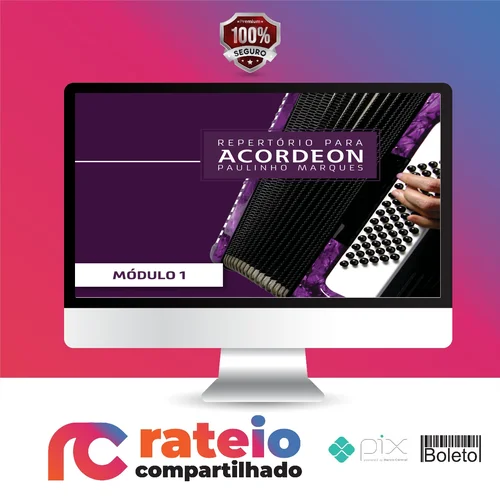 Curso de Acordeon Intermediário: Vol. 3 - Paulinho Marques