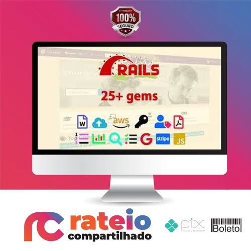 Ruby On Rails 6 Learn 25+ Gems and Build a Startup Mvp - Yaroslav Shmarov [Inglês]